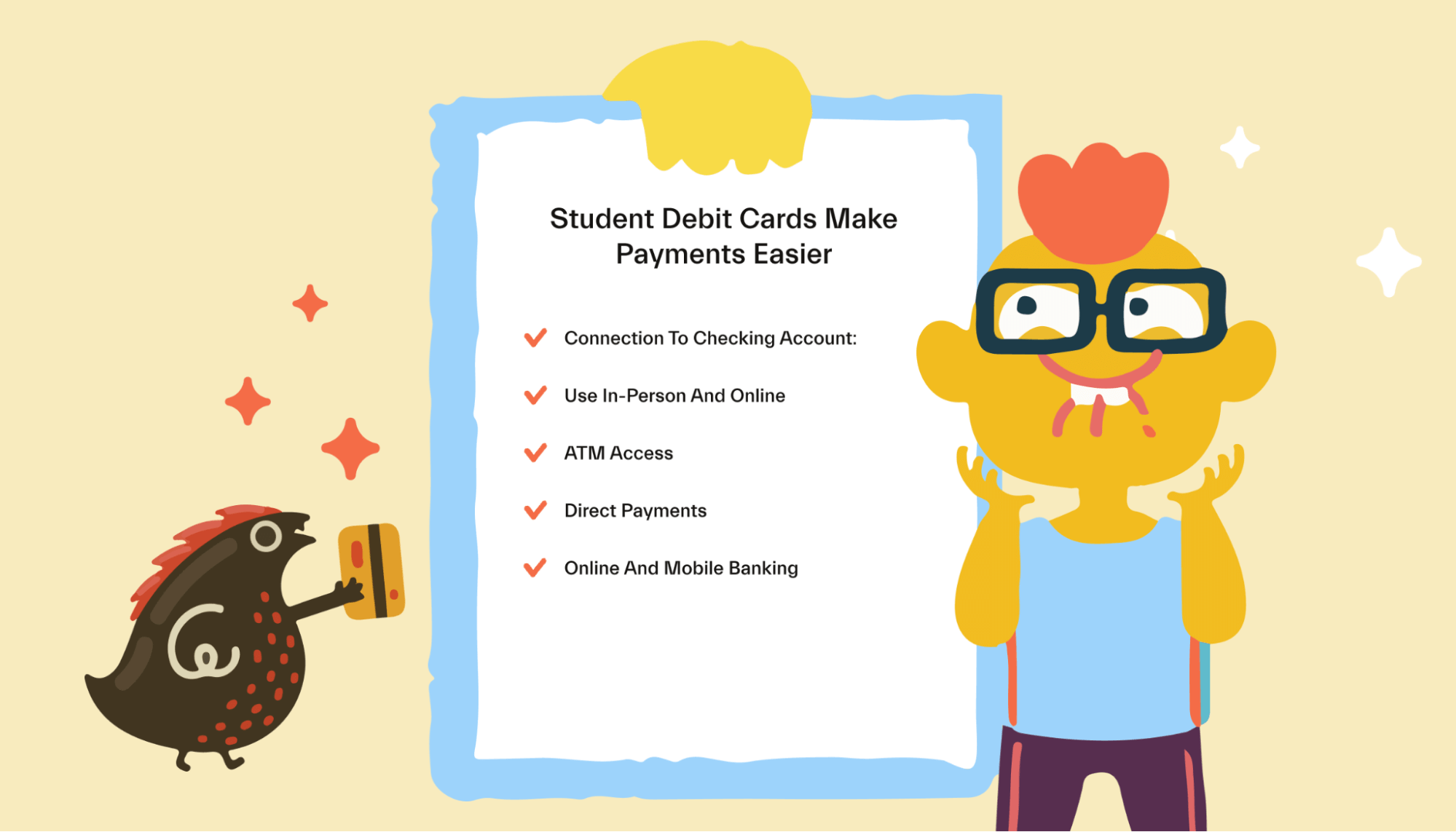 Common Features of Student Debit Cards