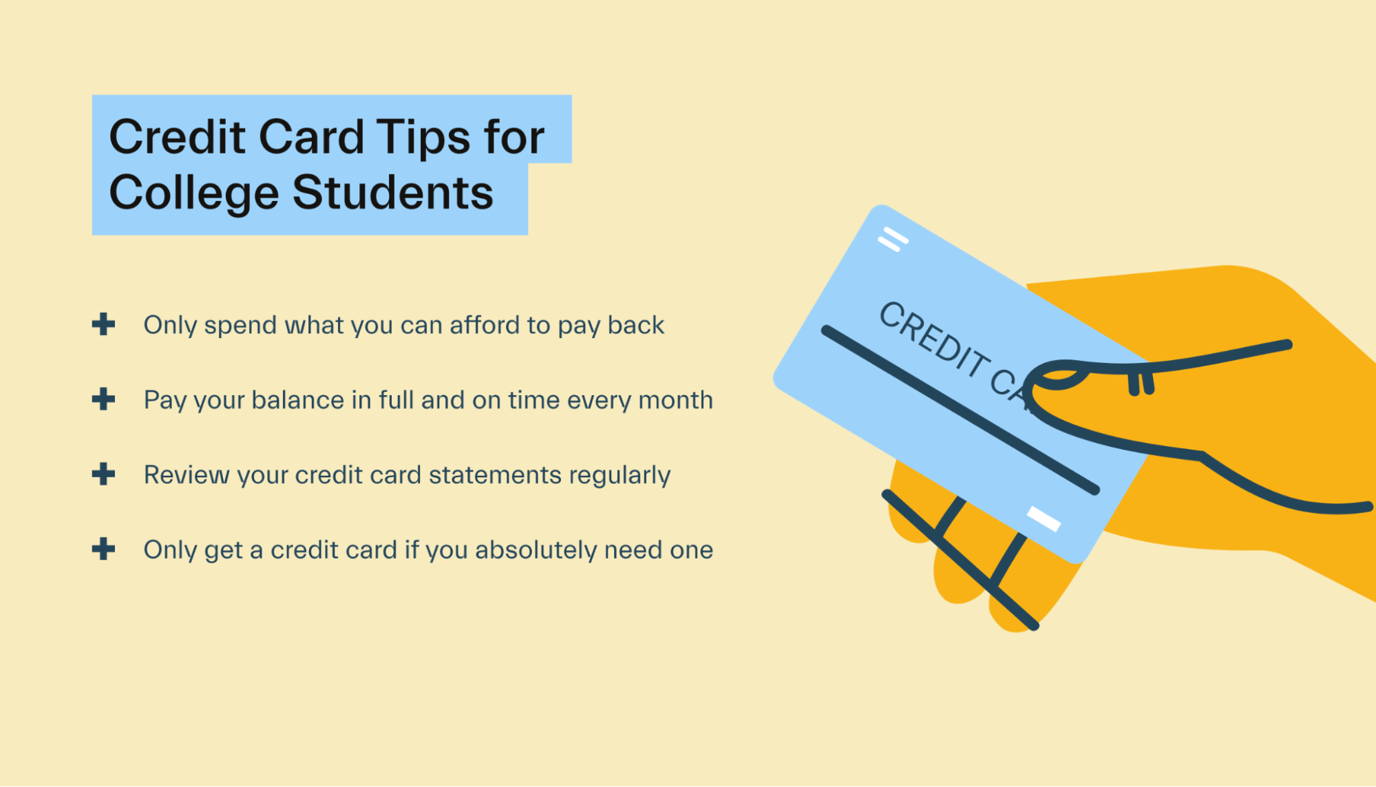 Credit Card Tips For College Students