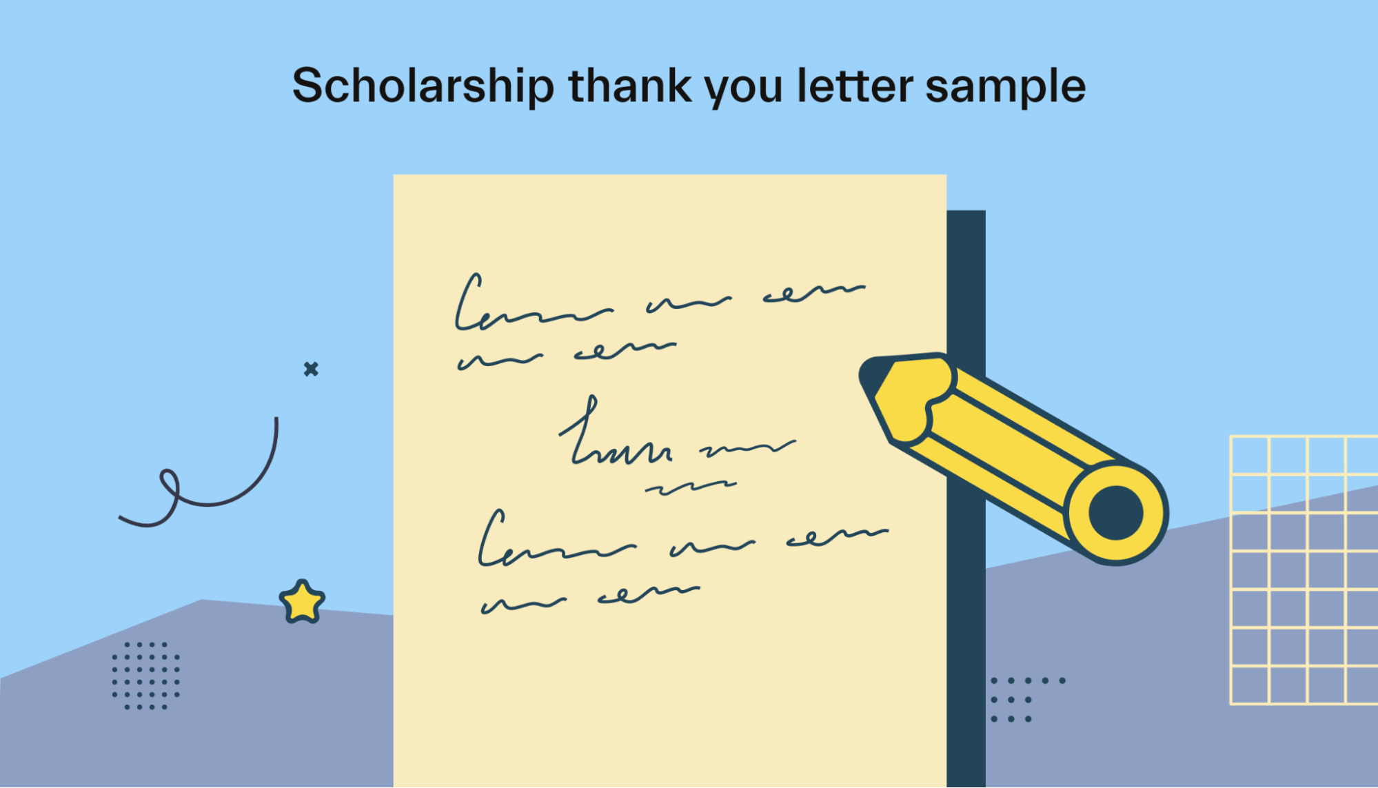 Scholarship thank you letter sample