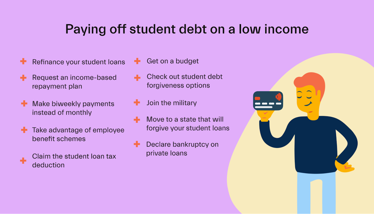 paying-off-student-debt-low-income
