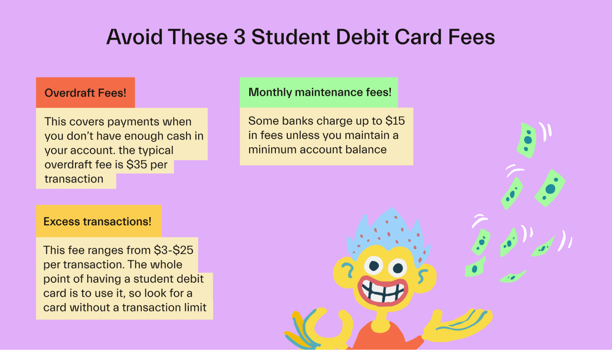 Avoid These 3 Student Debit Card Fees