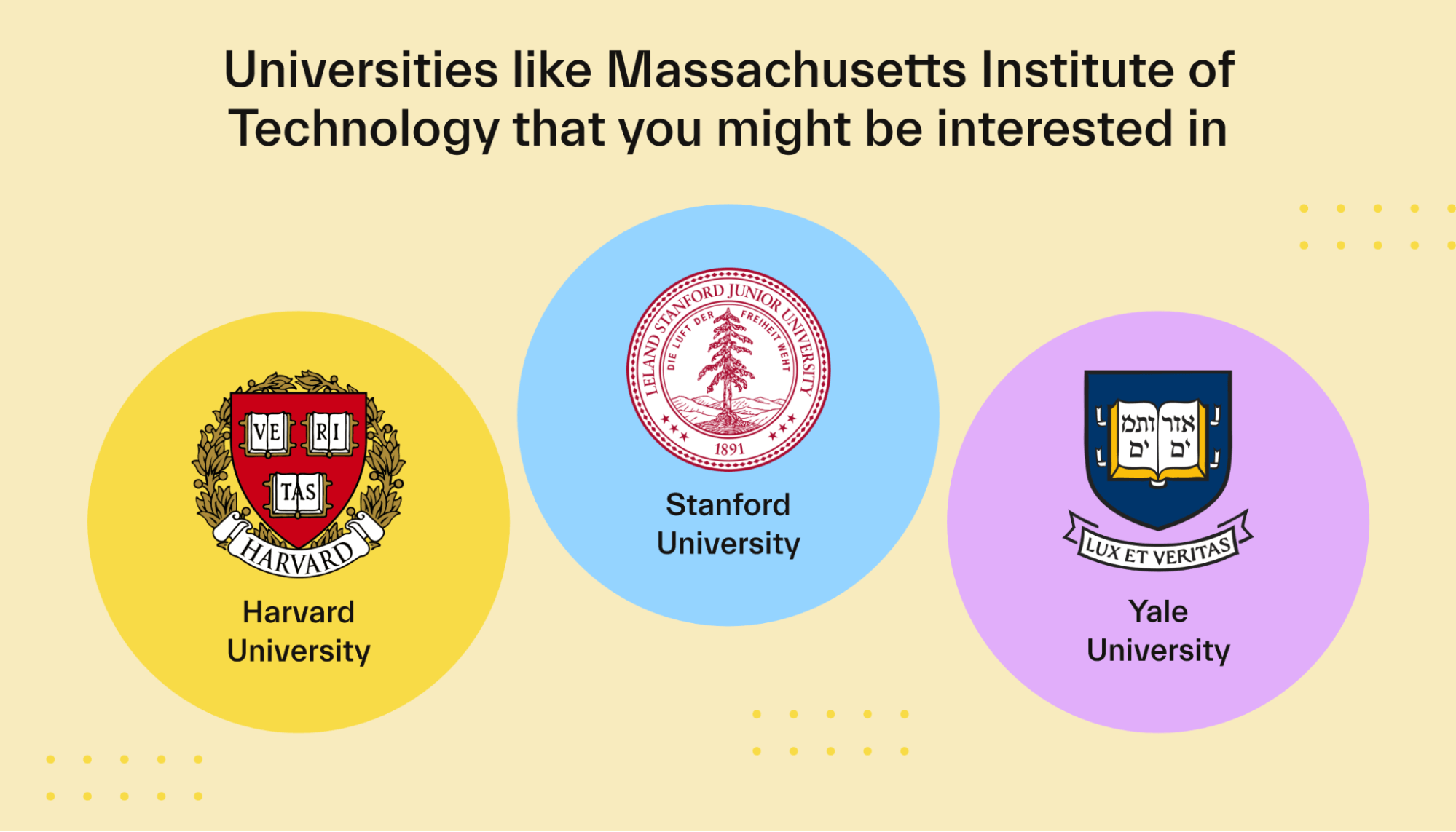 Universities like MIT