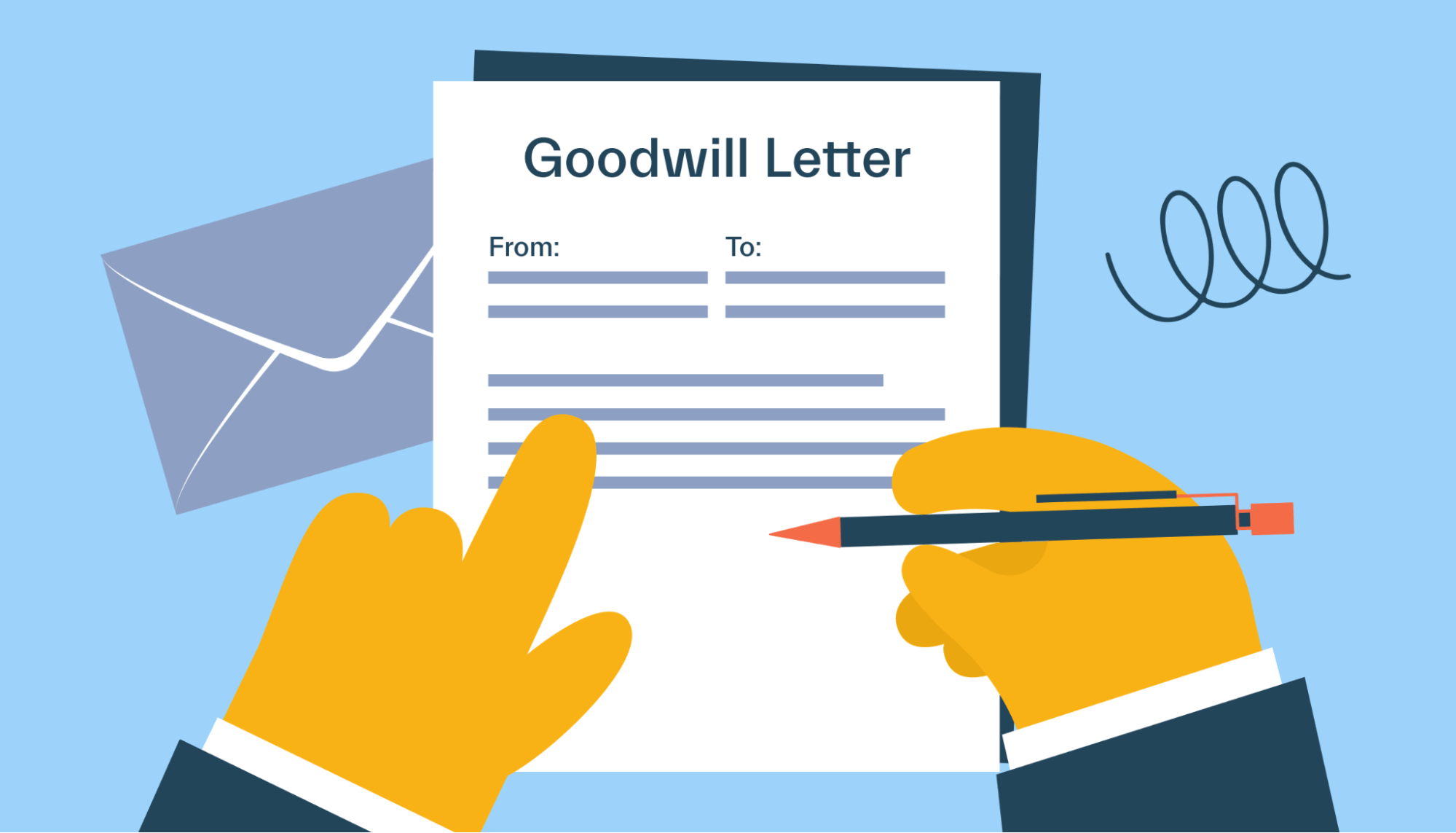 What is a goodwill letter?